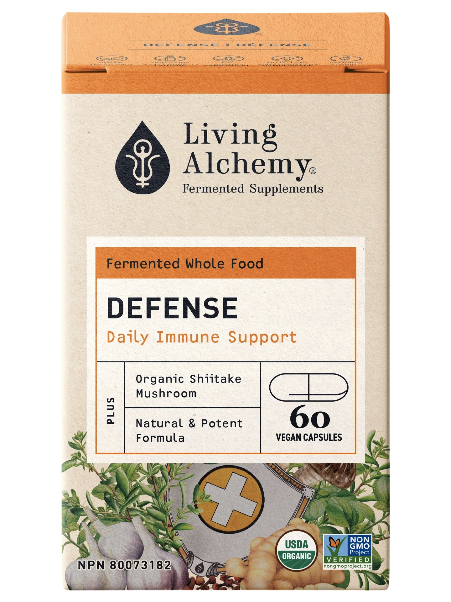 Défense - Soutien immunitaire - Living Alchemy - 60 capsules
